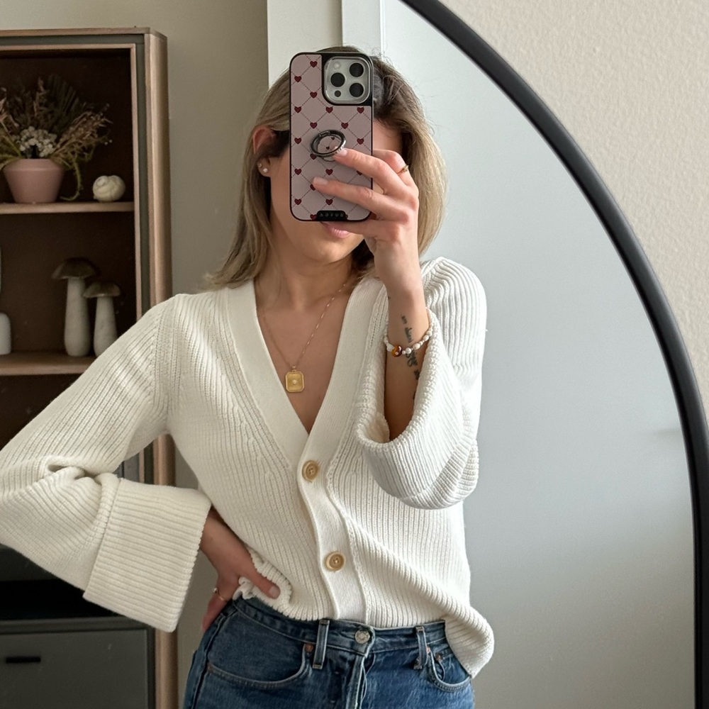 cozy cotton cardigan by Banana Republic